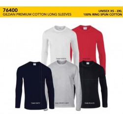 76400 Premium Cotton Adult Long Sleeve Tee Shirt