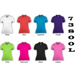 73800L Easy Care Ladies Double Pique Sport Shirt
